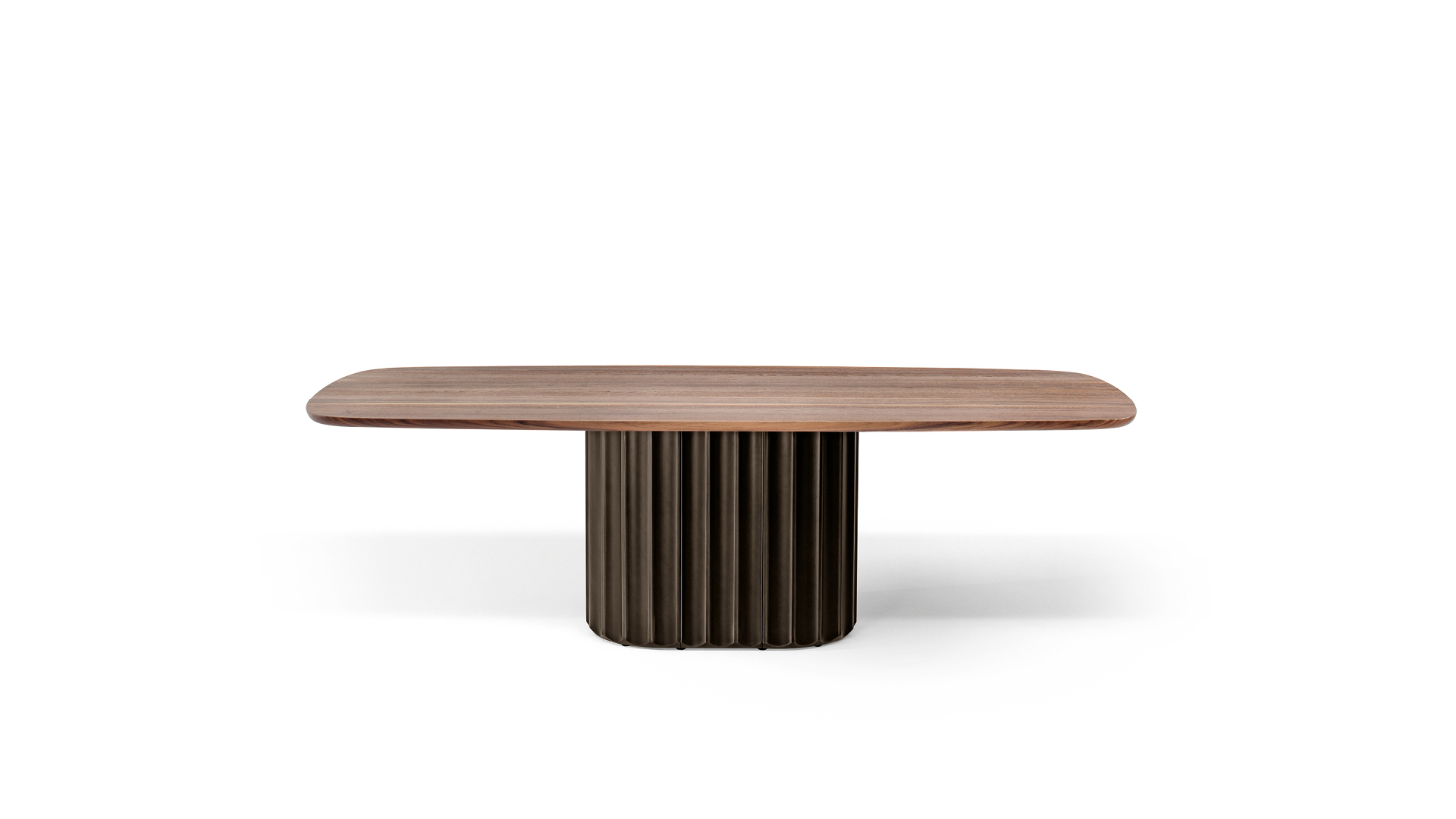 Dorian Table: modern oval dining table | Bonaldo